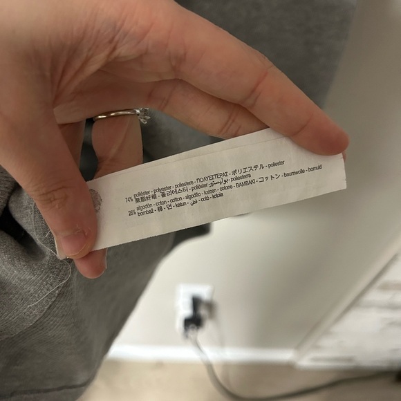 Zara Grey Mini Sweater Dress - Picture 5 of 5